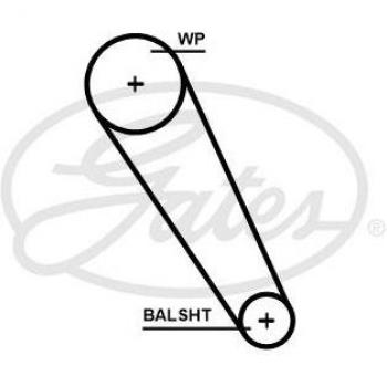 Kit de Bomba de Agua y Correa de Distribución Gates KP1TH15698XS-2