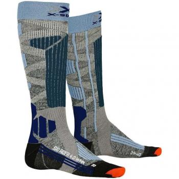 Calcetines de mujer X-Socks Ski Rider 4.0 para esquí en color gris