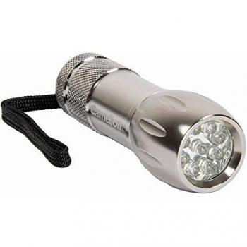 Camelion CT-4004 9 LED Aluminum Flashlight with AAA Battery Compatibility