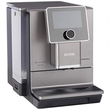 Nivona CafeRomatica 970 - Cafetera automática de 15 bares con espumador de leche, titanio/chrome, capacidad de 2.2 litros
