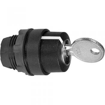 Cabezal de interruptor de llave Schneider Electric ZB5AG4D, 2 posiciones, enclavamiento, elemento frontal Harmony XB5, 22 mm, color negro