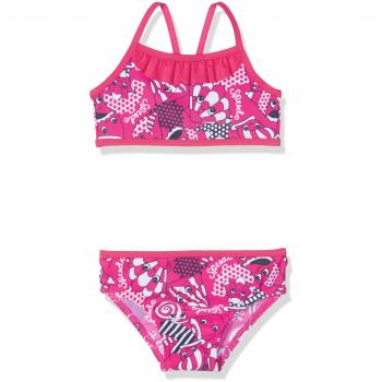 Speedo Tidal Idol Essential 2 Piece Traje de Baño de Dos Piezas, Niñas, Rosa
