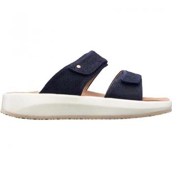Sandalia Mujer Joya Vienna II - Cuero Auténtico - Sandalias Planas - Color Dark Blue