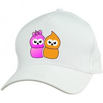 Kids Blanco Zingy Sun Cap Sombrero. Ajustable Talla única.