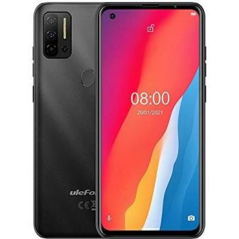 Android 11 Teléfono Móvil Libres, Ulefone Note 11P 4G Smartphone,Helio P60 Octa-Core 8GB+128GB,Dual SIM+ Dedicada SD Extensión 2TB, Cámara Cuatro 48MP, Pantalla HD+ 6.55'', GPS Huella Digital Negro