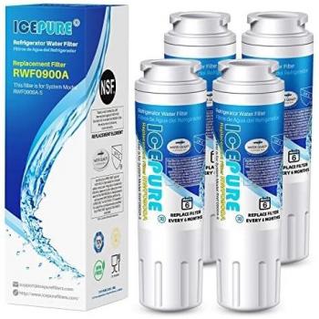 Paquete De 4 - IcePure Filtro De Agua para reemplazar Maytag, Amana, Kenmore, Jenn-Air, Whirlpool, Kitchenaid, UKF8001, UKF8001AXX, UKF-8001P, UKF9001, UKF9001AXX, 469006, 469992, 9005, 9006, 469030, 12527304, 4396395, WF295, WF50, SGF-M10