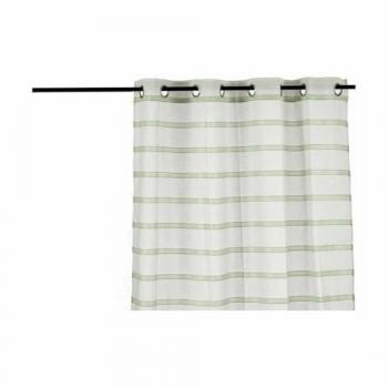 Cortina Rayas Verde 140 x 0,1 x 260 cm (Paquete de 6 Unidades)
