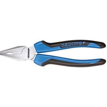 Alicate universal GEDORE 8245-160 JC - 160 mm, fabricado en acero de alta calidad, con mangos ergonómicos y recubiertos para un mejor agarre, ideal para diversas aplicaciones de sujeción y