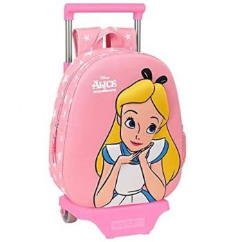 Mochila con carro 3D Alicia en el País de las Maravillas - Safta