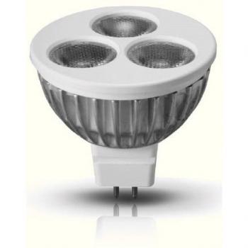 Foco LED 3 W, luz blanca MR16