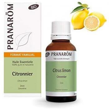 Pranarôm - Aceite Esencial de Limón Bio - Cáscara - 30 ml