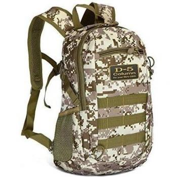 OOFAY® Camuflaje Al Aire Libre Montañismo Mochila, Wüste digital