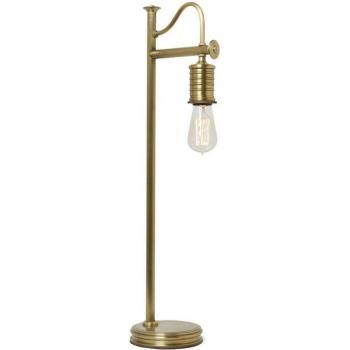 Lámpara de sobremesa Elstead Douille de latón antiguo, 1 luz, casquillo E27