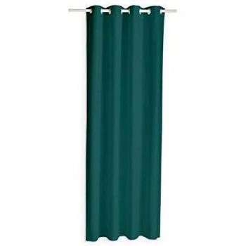 Cortinas Opacas con Ojetes - 140 x 260 cm - Verde Esmeralda TODAY OCCULTANT