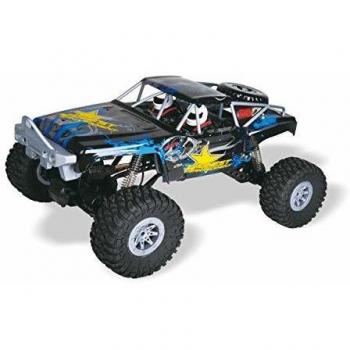 Coche Teledirigido Crawler Doble Puente Eléctrico Brushed 1:10 4WD RTR 2,4GHz con Batería de Iones de Litio