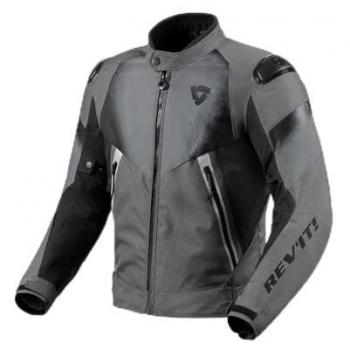 Chaqueta de Moto Textil Rev'it! Control H2O Gris-Negro 2XL