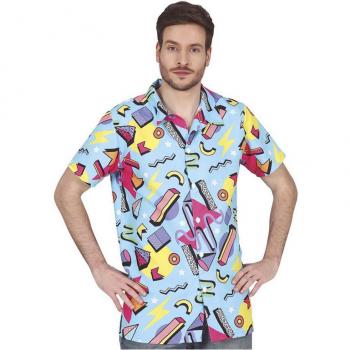 Camisa Clara de los Años '80 para Adulto