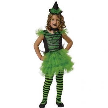 Disfraz de Bruja Glamurosa con Tutú Verde para Niña Rubie's