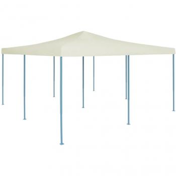 vidaXL Folding Gazebo 5x5 m Cream