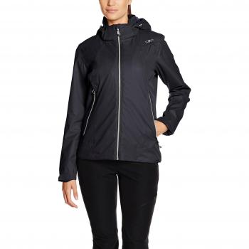 CMP Mujer Hardshell Chaqueta, otoño/invierno, mujer, color Negro, tamaño L