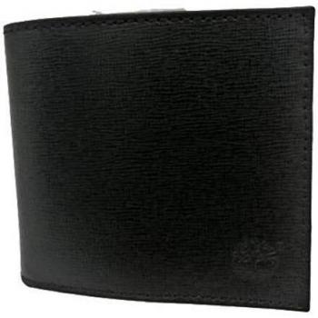 Cartera Timberland para hombre, color negro, piel de safiano, pequeño con tarjetas, 9,5 x 10 x 2 cm