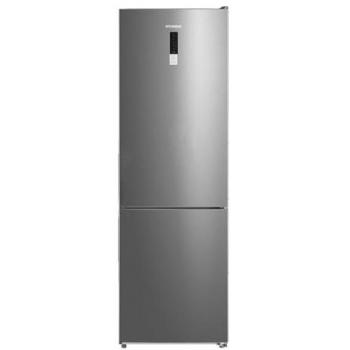 Frigorífico Combinado Hyundai HC188600ENFDX Inox, 310 Litros, No Frost, Multi Air Flow, Bajo Nivel Sonoro, Puerta Reversible, Clasificación Energética E