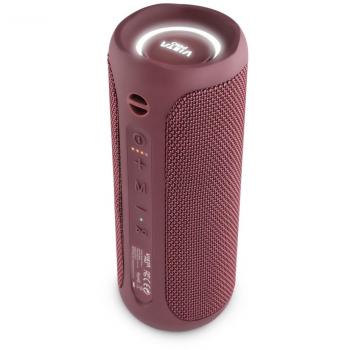 Altavoz Bluetooth Inalámbrico Vieta Pro Dance 25W, IPX7, 12h de Batería - Color Granate