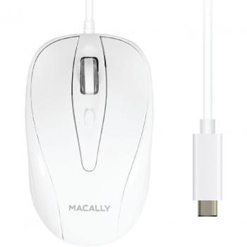 Ratón Óptico Ambidextro USB-C 1000 DPI Turbo Macally