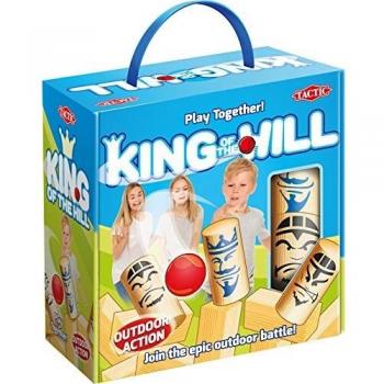Tactic 54891 King of The Hill | Outdoor Garden Hit The Target Throwing Set | Beach Game Ideal for Camping, Picnics & Garden Play | Family Fun | 2+ Players | Age 6+, Blank