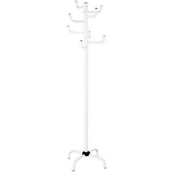 Aranaz Perchero, Metal, Blanco, 175 x 50 x 50 cm