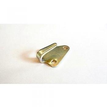25 ganchos galvanizados de 3 orificios, 50 x 39 mm, para lona de camiones, cuerda de amarre