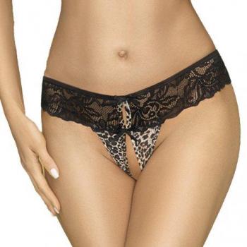 Tanga Lencería Penthouse Instintos Puros Noir S/M