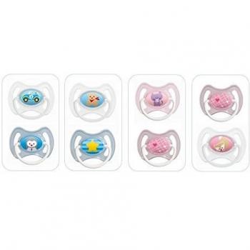 Anillo MAM chupete, silicona, 0-6 Meses, 2 uds, Colores surtidos