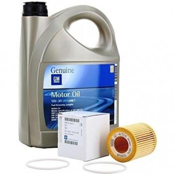 Opel Kit Filtro Lubricante Motor GM General Motor Oil 5w30 5 litros Astra H, SIGNUM, Vectra C, Vectra C GTS, Zafira Motores 1.9 CDTi Desde el año 2004 en adelante