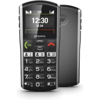 Teléfono Emporia Simplicity 4G para Seniors, Pantalla 2 (5,08 cm), 90 g, Bluetooth 5.0, RAM 64 MB, Almacenamiento Interno 128 MB, Bater