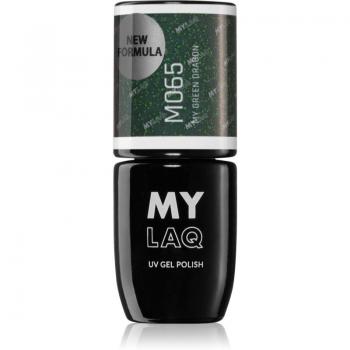 My Green Dragon MyLaq UV Hybrid Nail Polish 5ml - Esmalte de uñas en gel, tono My Green Dragon, 5 ml