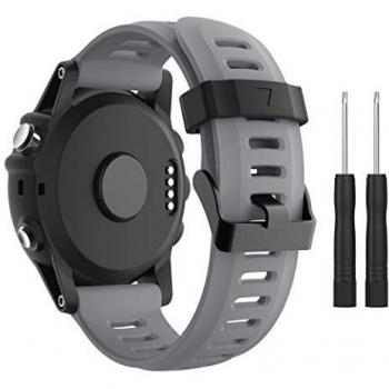 SUPORE Garmin Fenix 3 Correa de Reloj, reemplazo Respirable Suave del silicón Pulsera Hermosa Deporte y edición para Fenix 3/Fenix 3 HR/Fenix 5X Multi-Colors Smart Watch