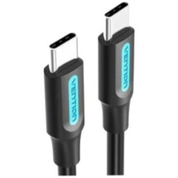 Cable USB 2.0 Tipo-C Vention COSBH / USB Tipo-C Macho - USB Tipo-C Macho / 2m / Negro