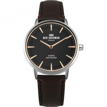 Reloj Ben Sherman Hombre Analogico Cuarzo con Correa de Cuero WB020BR