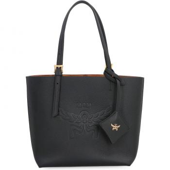 MCM Women's Himmel Mini Tote in Black | MWPESAC04 Color BK, Shoulder Bags, Black female, Size: ONE SIZE