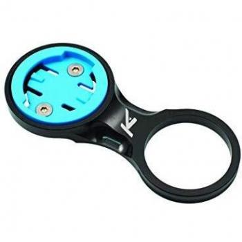 K-EDGE Unisex - Adultos Wahoo ELEMNT Stem Mount Fixed Soportes, Black Anodize, One Size