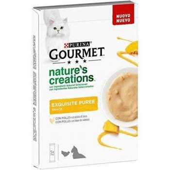 Gourmet Nature's Creations Puree Snack Chicken & Pumpkin Multipack 5 x 10g