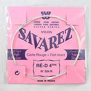 Savarez - Cuerda para guitarra clásica Traditional Concert 524R, solo cuerda D4w estándar, se adapta al juego de cuerdas 520F, 520P, 520R, 520P1, 520P3