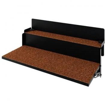 LEVIRA - Mesa Plegable, Mesa suspendida de balcón, Mesa Auxiliar ForFun - 64 x 29 - Negro