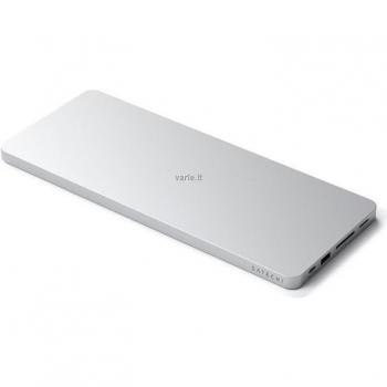 Satechi USB-C Slim Dock for 24 iMac - Silver, 8 Ports, USB 3.2 Gen 2 Hub