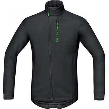 Gore Bike Wear Power Trail Windstopper Soft Shell - Chaqueta para hombre, color negro, talla L