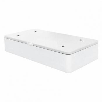 Cama Canapé Blanco Neo Base Tapizada Con Apertura Lateral 90x190 Cm