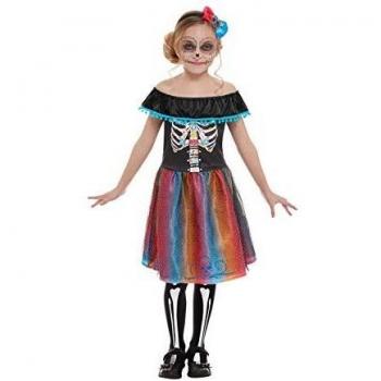 Smiffys 50788M - Disfraz de niña muerta, multicolor, talla M, 7-9 años