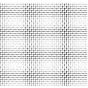 vidaXL Crimped Garden Wire Fence Stainless Steel 50x50 cm 21x21x2.5 mm