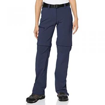 Maier Sports Nata Zip-Off Women's Outdoor Pants with 3 Pockets, Regular Fit in Ensign Blue